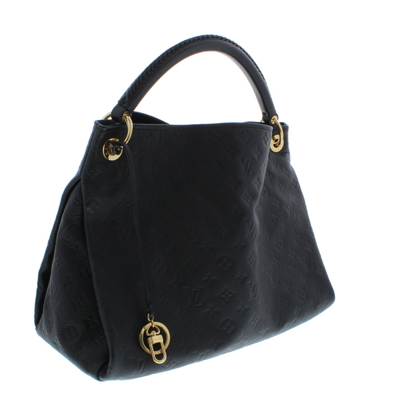 Louis Vuitton Artsy MM Noir Black Leather One-Shoulder Amplant - Picture 8 of 8